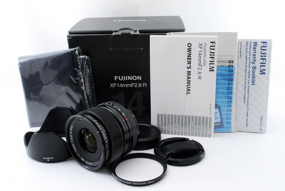 ☆美品☆ FUJIFILM フジフイルム フジノン XF 14mm F2.8 R 元箱
