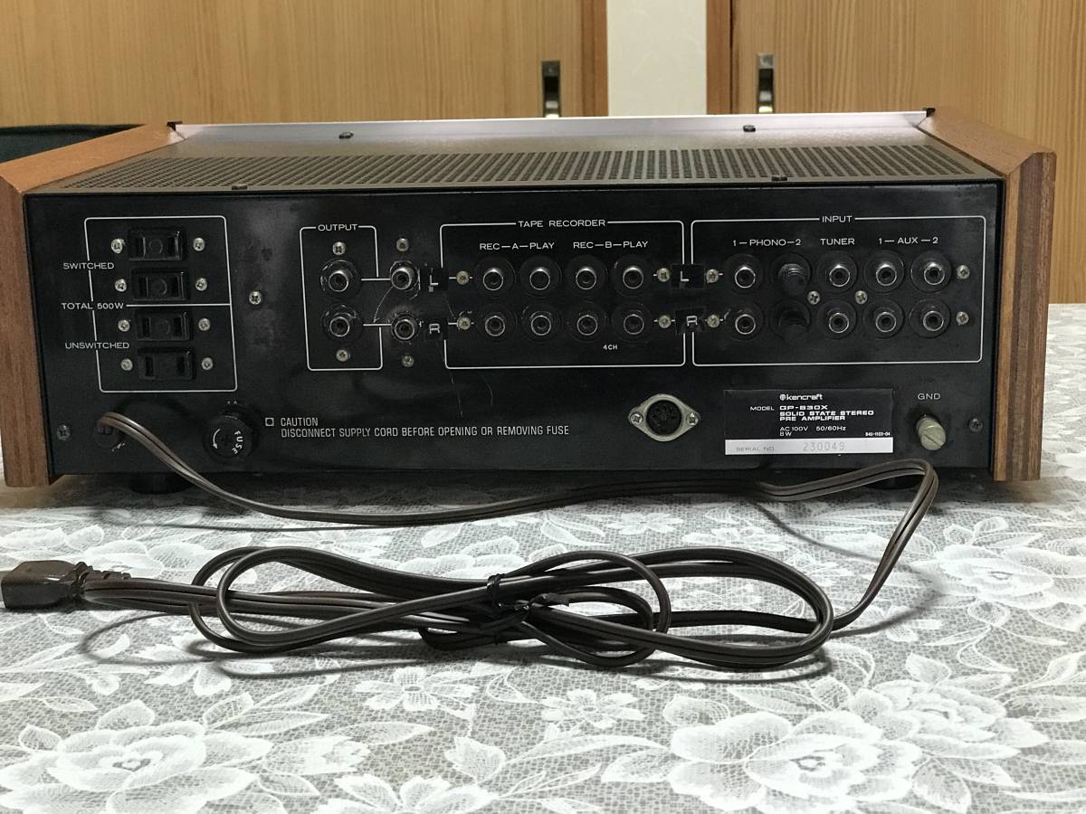 ケンクラフト Kencraft プリアンプ GP-830X