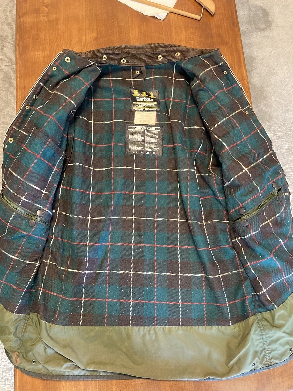 Barbour NORTHUMBRIA バブアー ノーザンブリア ジャケット C44/112cm 中古