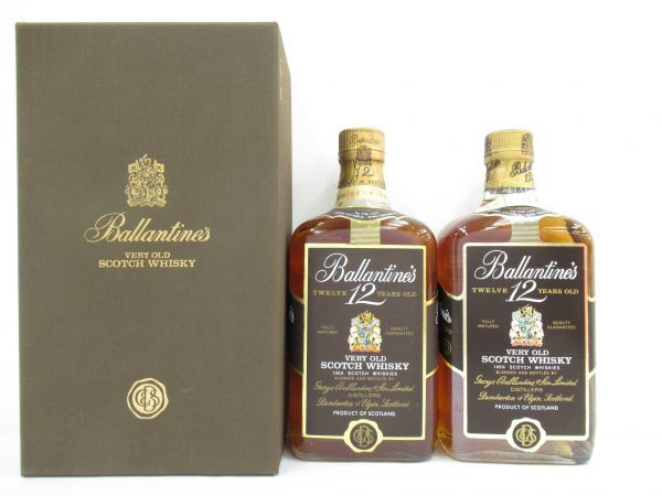 アウトレットを専門に取り扱う店 古酒 2本セット Ballantine's