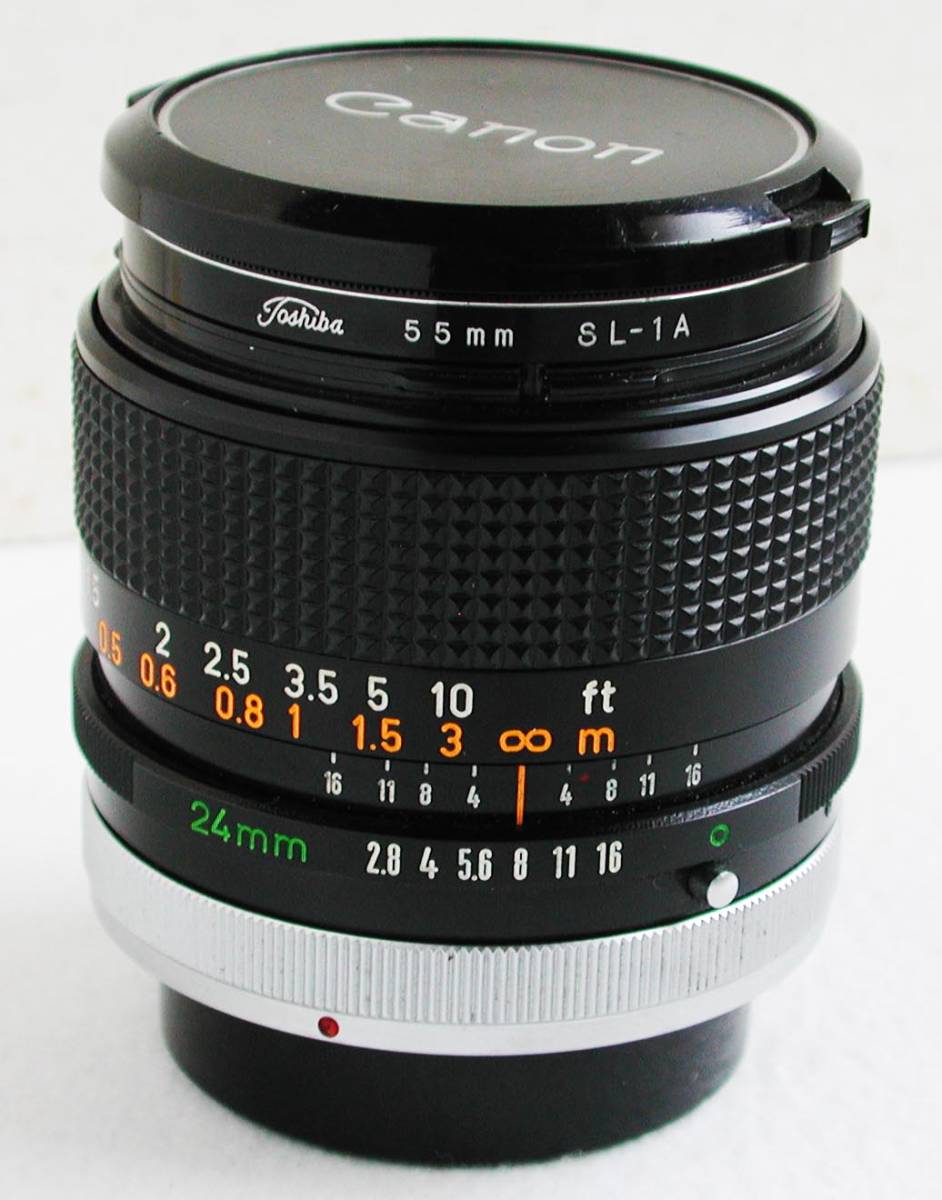 FD 24mm Canon Lens f2.8 S.S.C. Wide Angle Prime F2.8 3D キャノン