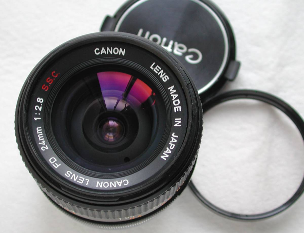 FD 24mm Canon Lens f2.8 S.S.C. Wide Angle Prime F2.8 3D キャノン