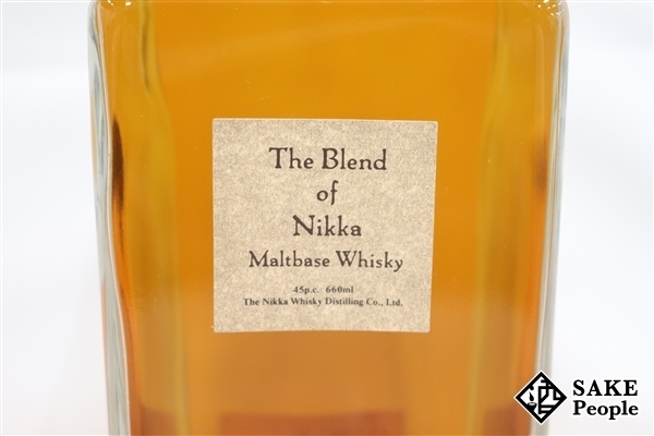 ◇注目! ニッカ ブレンド オブ ニッカ 660ml 45% ジャパニーズ ニッカ 660ml ブレンド 箱付き 注目! Nikka