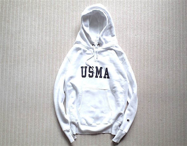 2026，お得 大きめLサイズ 復刻 青タグ USMA プリント Champion REVERSE WEAVE プルオーバー パーカー 米軍士官学校 白(パーカ)｜売買されたオークション情報、yahooの商品情報をアーカイブ公開 - オークファン 男性用