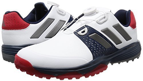 低価，SALE adidas/アディダス adipower bounce Boa スパイクレスシューズ 25.5 白/紺/赤(25.5cm)｜売買されたオークション情報、yahooの商品情報をアーカイブ公開 - オークファン 25.5cm