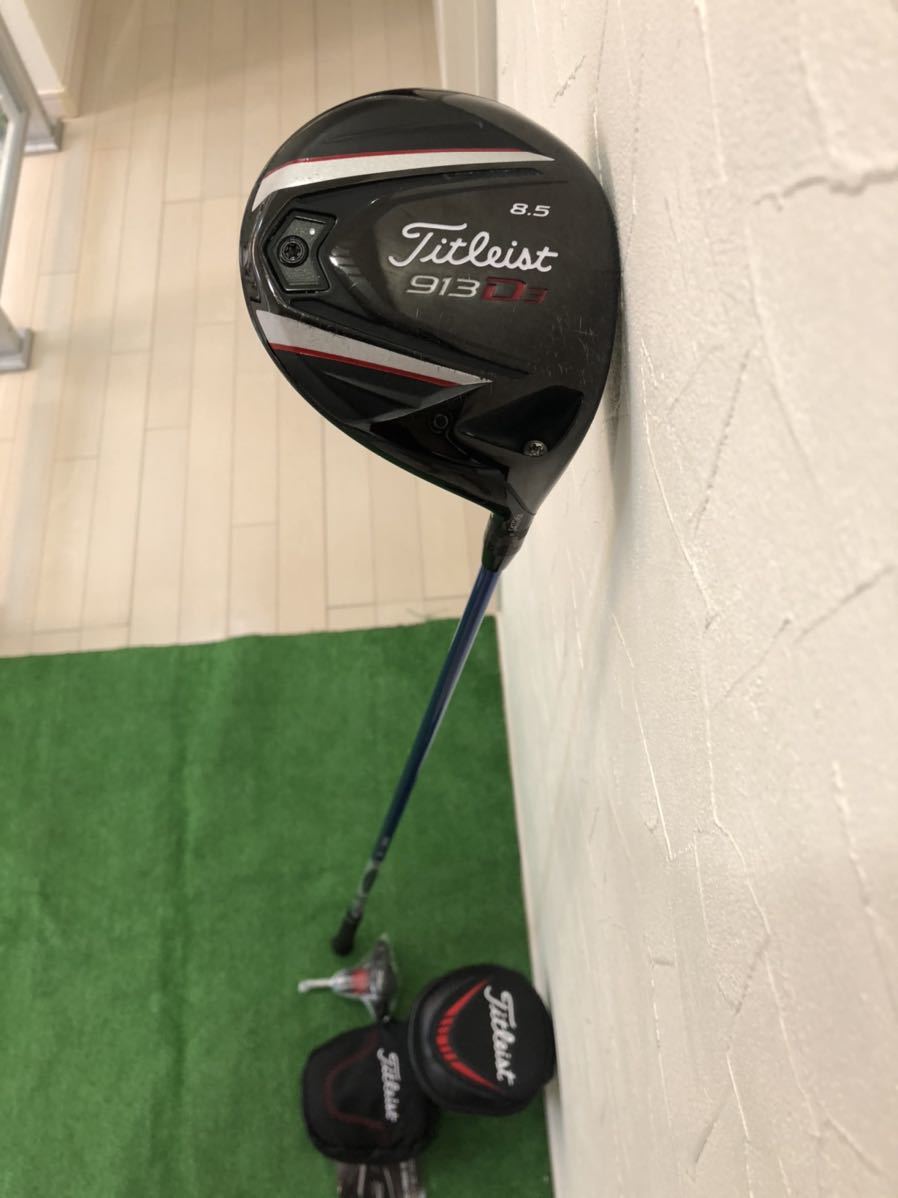 全国無料，定番 レア/Titleist タイトリスト 913D3 ドライバー/Diamana B60 シャフト/フレックスS/純正ヘッドカバー/レンチ(フレックス S)｜売買されたオークション情報、yahooの商品情報をアーカイブ公開 - オークフ 男性右きき用