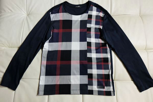 クレストブリッジチェックパネルロンT L(実寸M位か) チェック長袖T 
