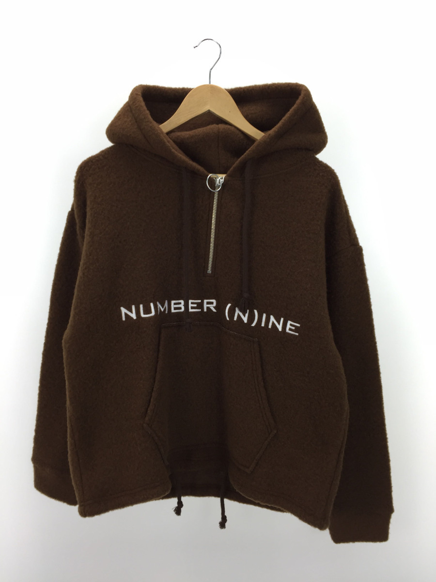 NUMBER (N)INE◇ジップパーカー/M/ウール/BRW 「NUMBER (N)INE
