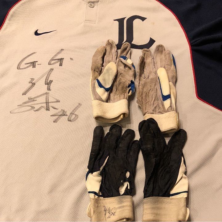 埼玉西武ライオンズ 実使用 オーセンティックユニフォーム 松本航
