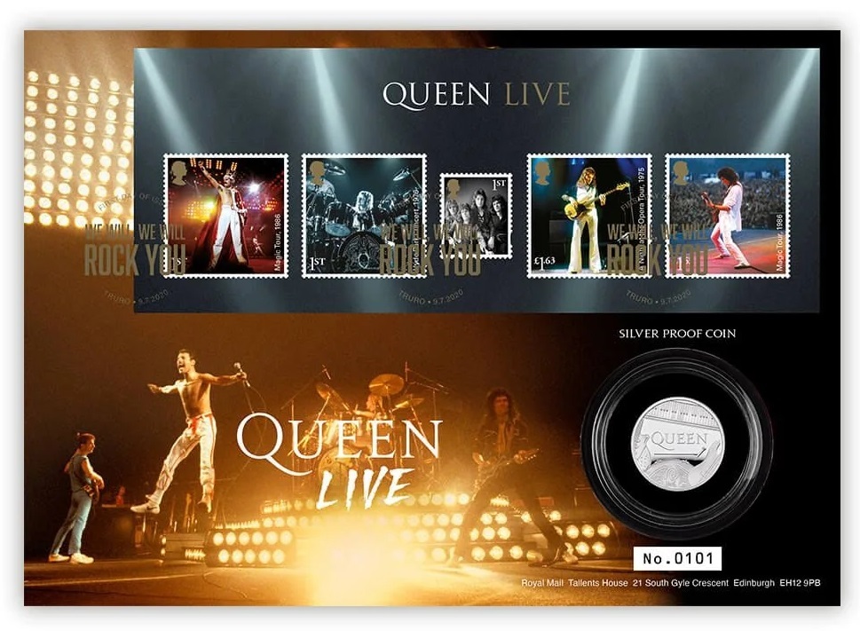 Queen 記念切手 2枚組 産経ニュース イギリスの郵便局Royal Mailとのクィーン50周年切手