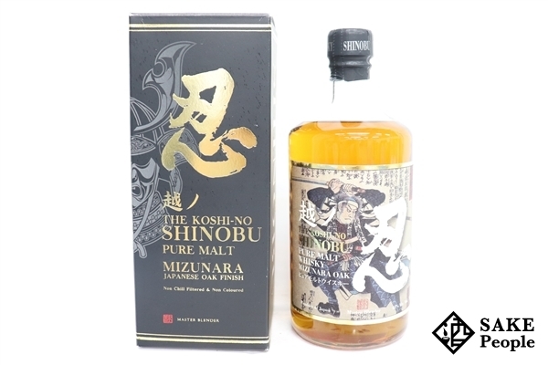 正規品，安い 注目 越ノ忍 ピュアモルト ミズナラ ジャパニーズ オーク フィニッシュ 700ml 43% 箱 ジャパニーズ(日本)｜売買されたオークション情報、yahooの商品情報をアーカイブ公開 - オークファン 日本