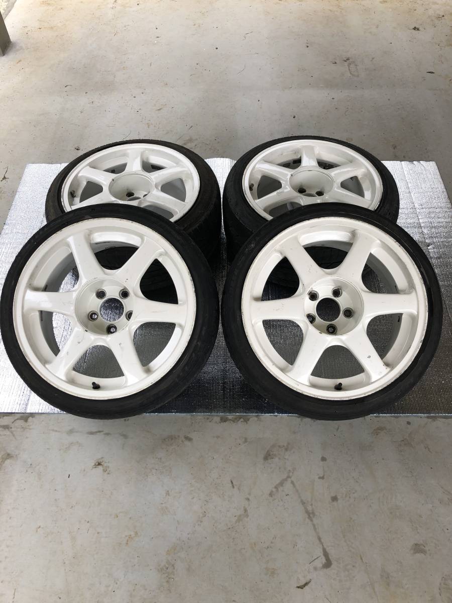 YOKOHAMA AVS VS6 18インチ 9j ＋18 114.3 5穴 4本セット Yokohama