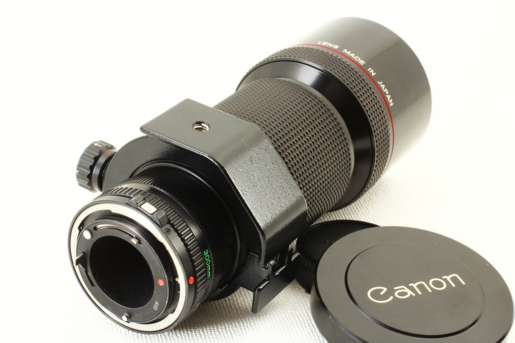 外観極上品◇Canonキヤノン New FD 300mm F4L◇レア 大口径望遠レンズ