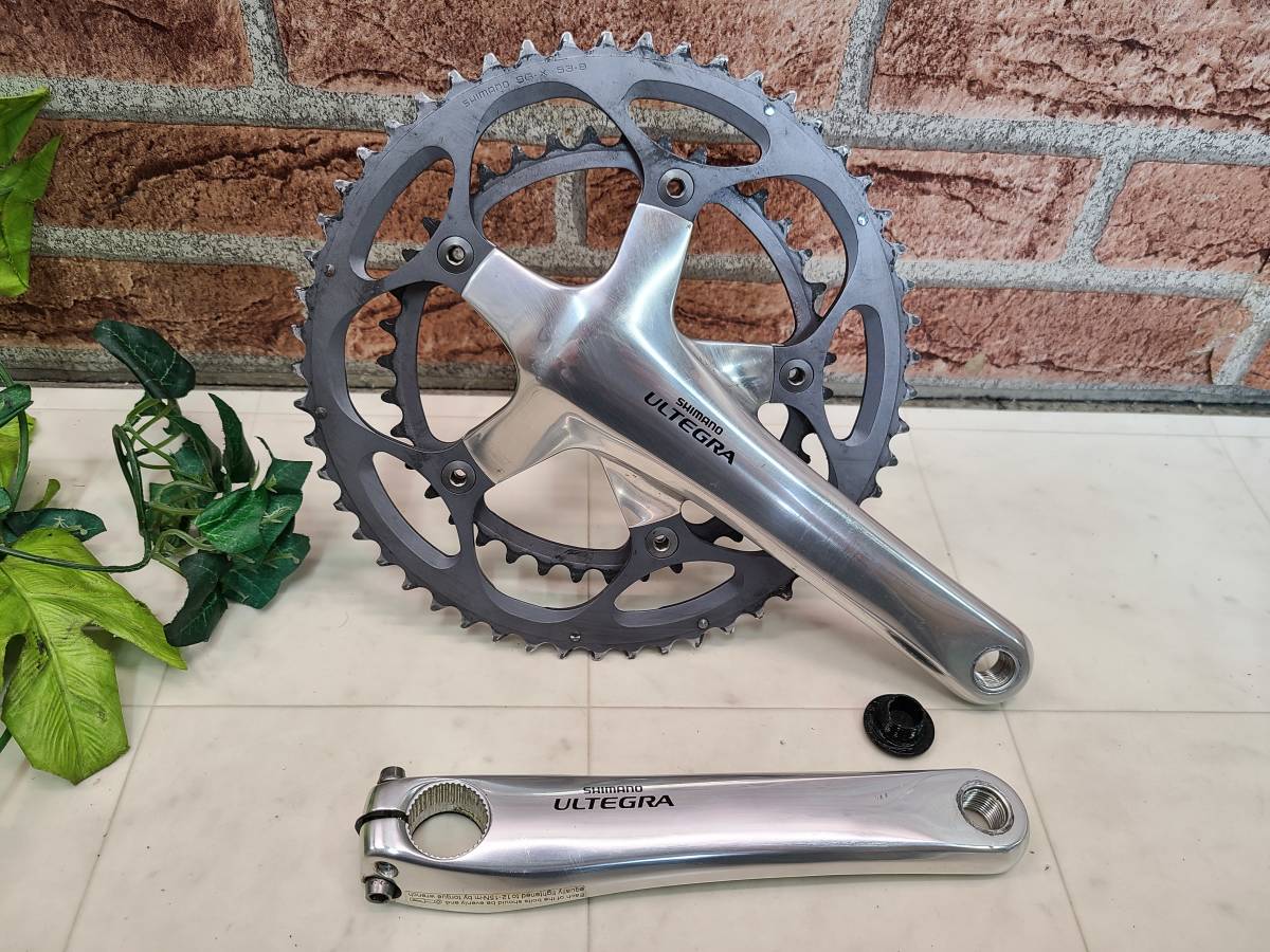 100%新品，HOT 1円スタート 良品 SHIMANO FC-6600 ULTEGRA 170mm 53-39t 741g シマノ クランクセット ロードバイク 同梱発送承中(クランク)｜売買されたオークション情報、yahooの商品情報をアーカイブ公開 - オークファ クランク