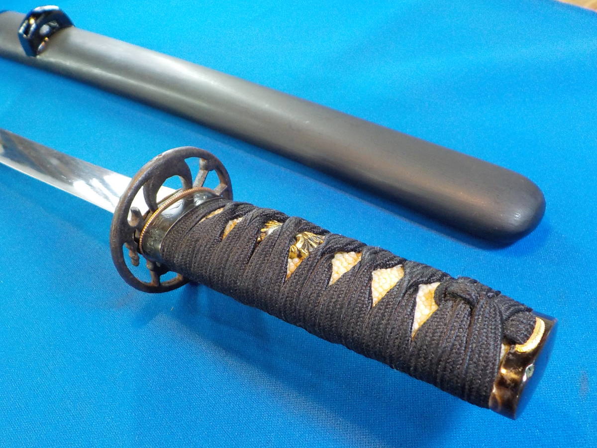 兼法 無銘 短刀 附 刀 不錆刀（耐錆鋼製刀）・伝新