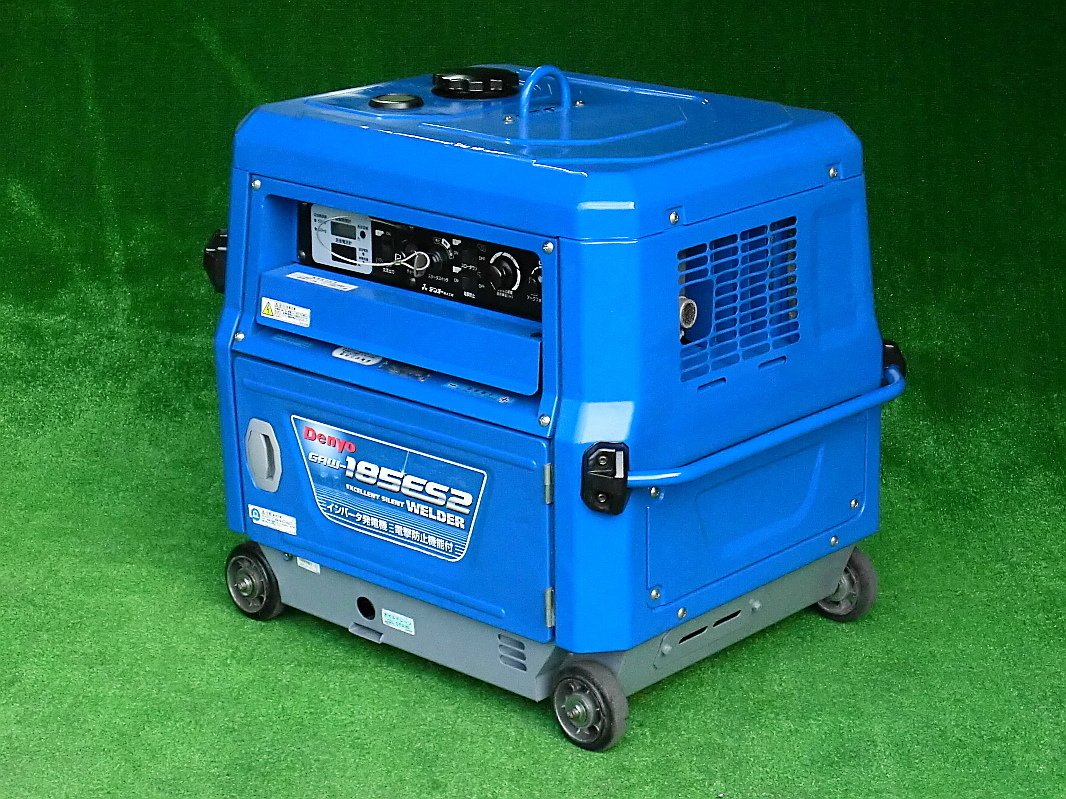 Denyo/デンヨー GAW-185ES2エンジン溶接機 インバーター発電機 50/60Hz