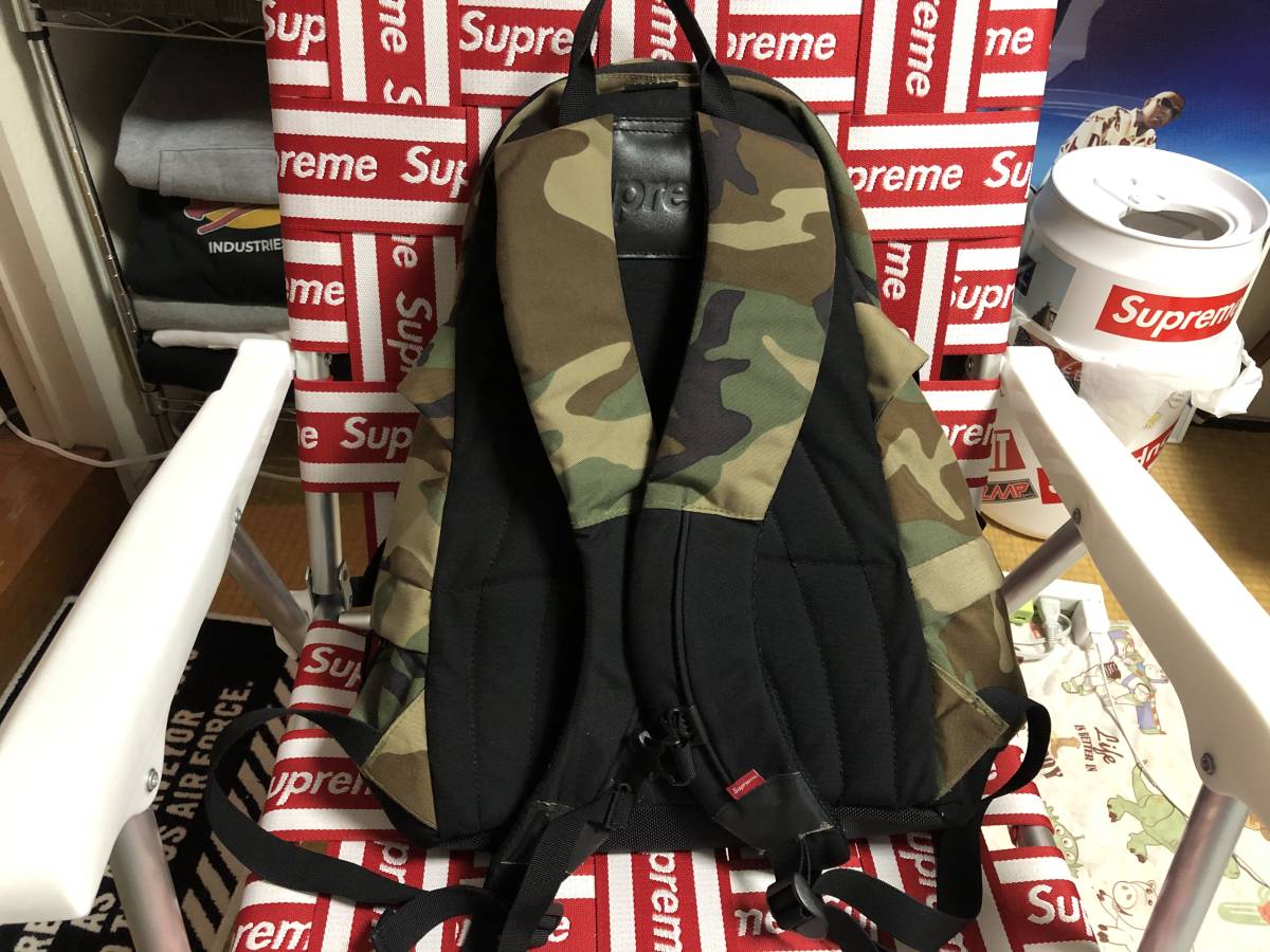 シュプリーム SUPREME 15AW Contour Backpack ボックスロゴ 迷彩 