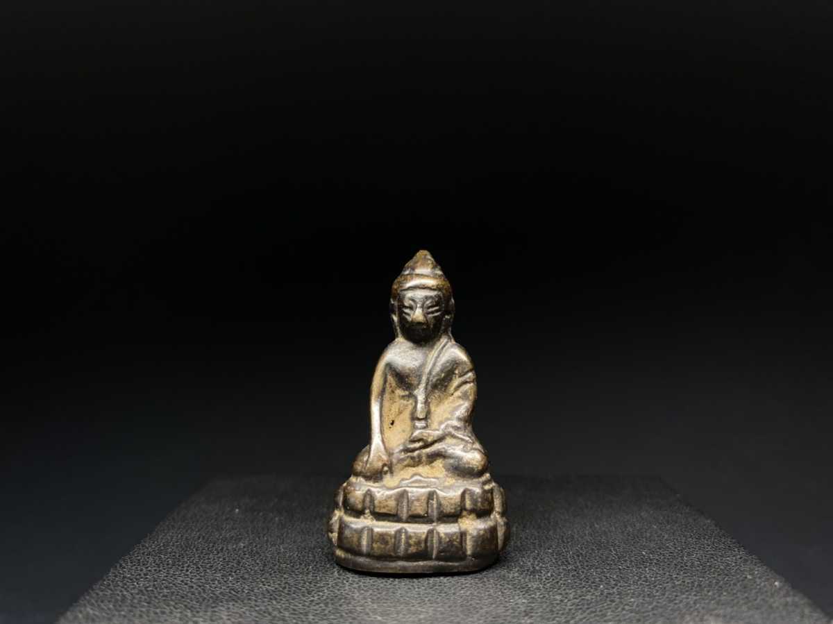 □青澤古美術□G681清時代 仏教古美術 チベット密教 銅塗金 阿弥陀仏