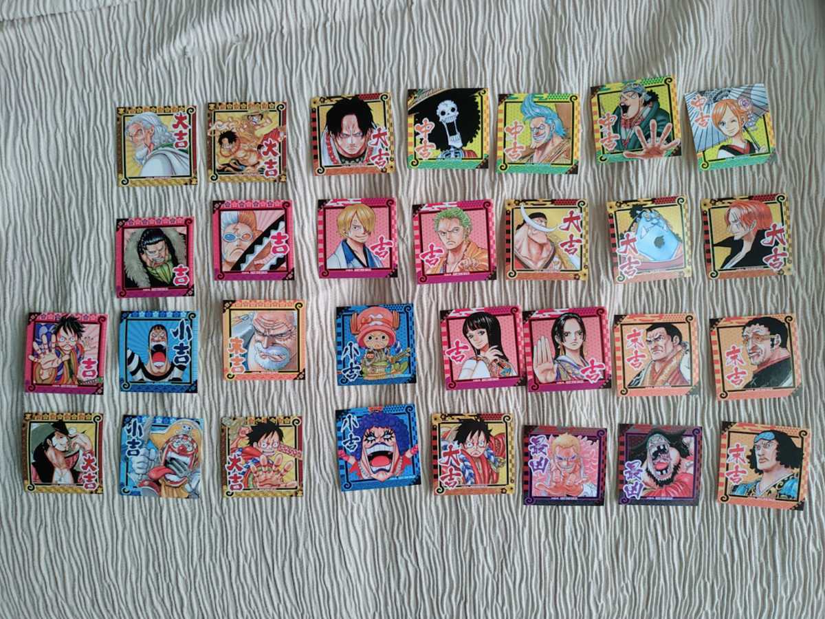 かなり希少ワンピース 榮太楼飴特典 おみくじ ステッカー 歌舞伎 PIECE