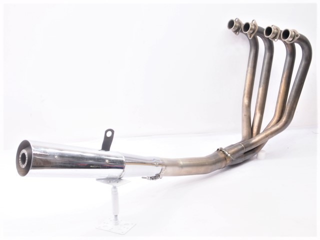 ゼファー1100.KERKER.メガホンマフラー.フルエキ.メッキ.カーカー