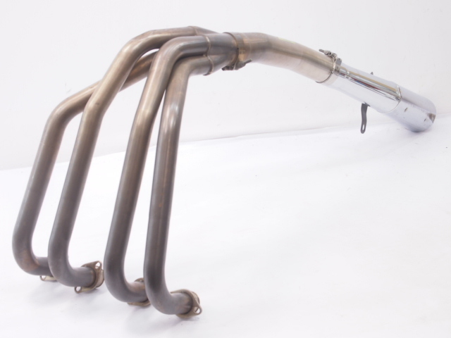 ゼファー1100.KERKER.メガホンマフラー.フルエキ.メッキ.カーカー