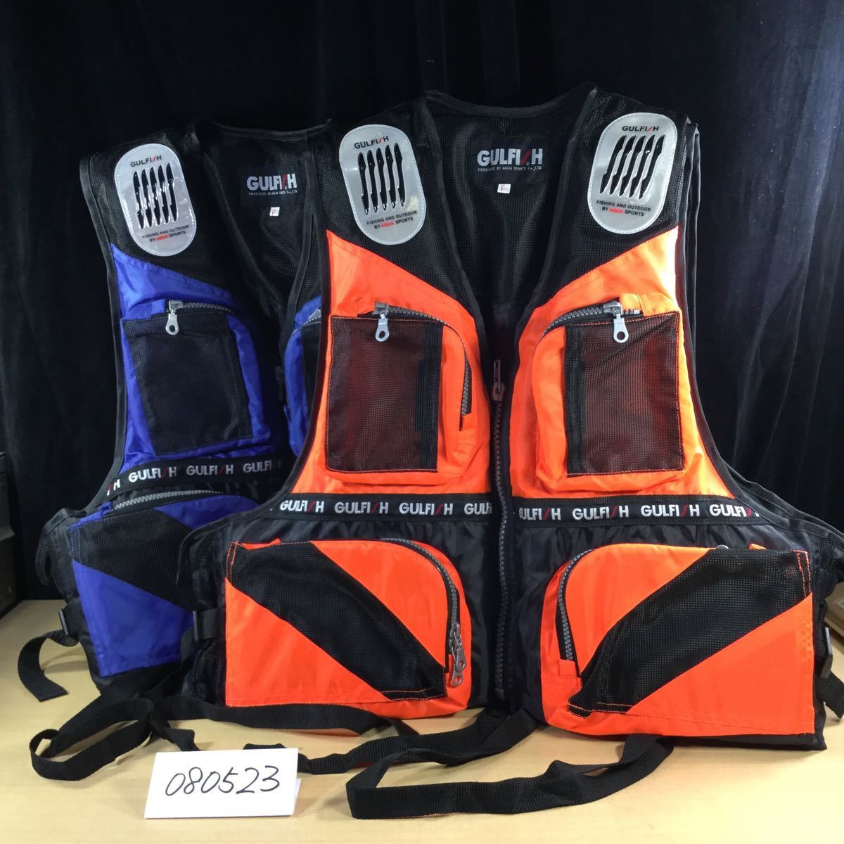 超激得，格安 AQUA SPORS GULFISH ライフジャケット 2点セット 品 080523(ライフジャケット)｜売買されたオークション情報、yahooの商品情報をアーカイブ公開 - オークファン ライフジャケット