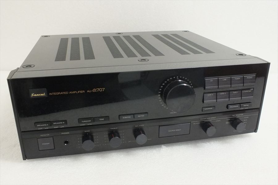 SUNSUI AU-α707 プリメインアンプ ☆SANSUI サンスイ AU-α707 プリメインアンプ オーディオ機器 動作・音