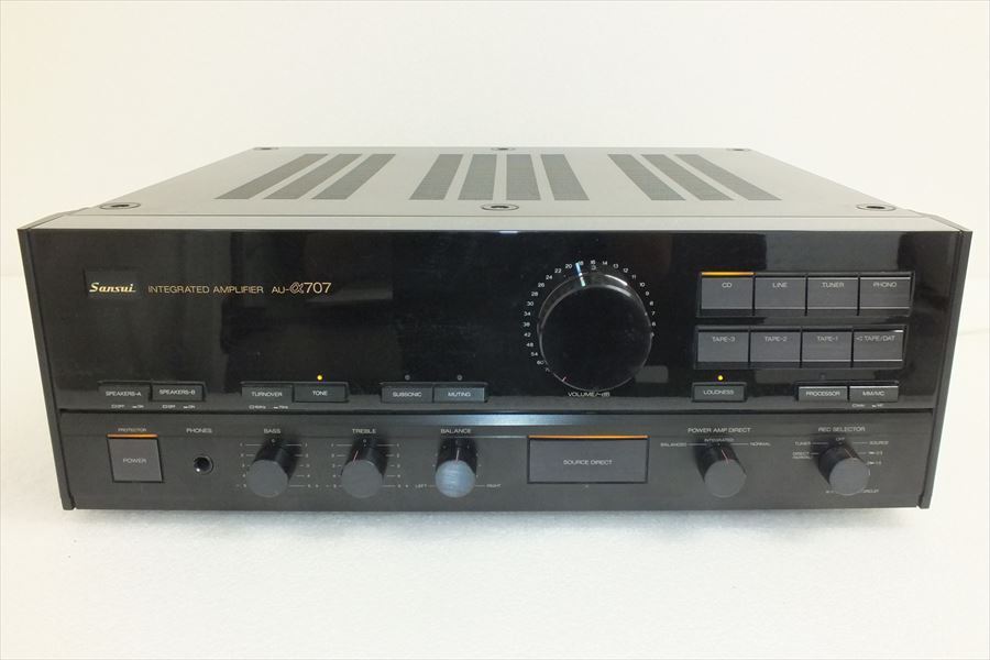 ☆SANSUI サンスイ AU-α707 プリメインアンプ オーディオ機器 動作・音