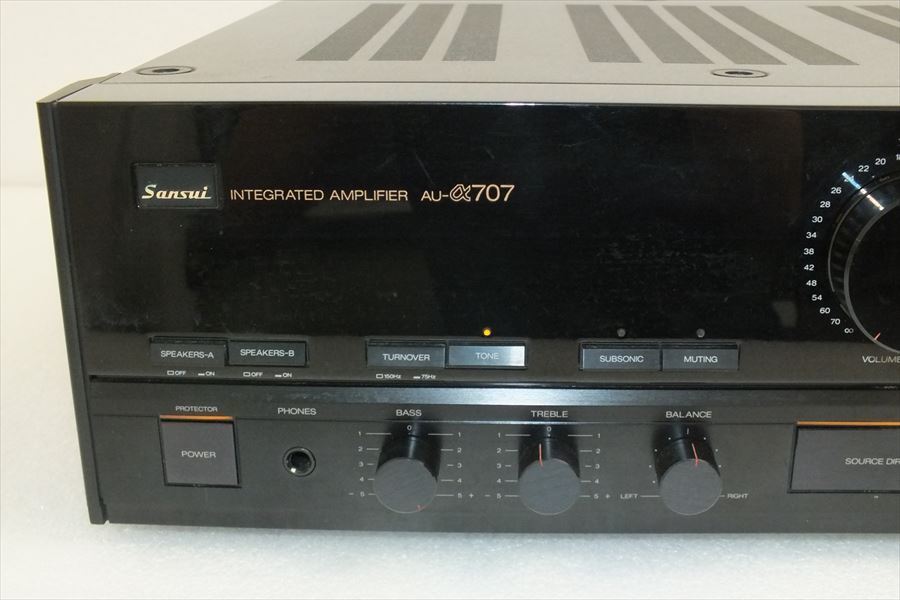 ☆SANSUI サンスイ AU-α707 プリメインアンプ オーディオ機器 動作・音