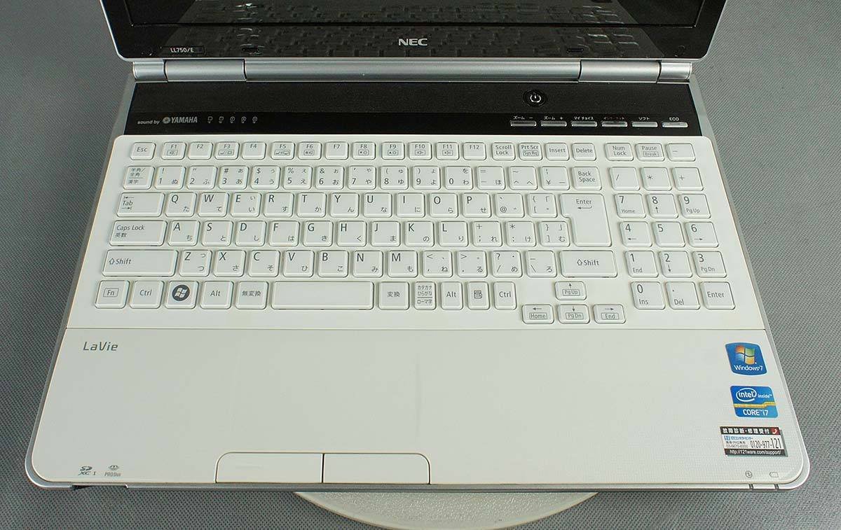 15.6 AC付 ジャンク NEC LaVie L LL750/ES6W PC-LL750ES6W/Core i7