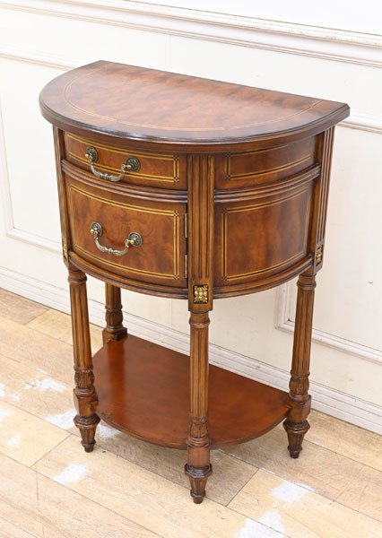 QW04 イタリア製 本象嵌 クラシック コンソールテーブル サイド