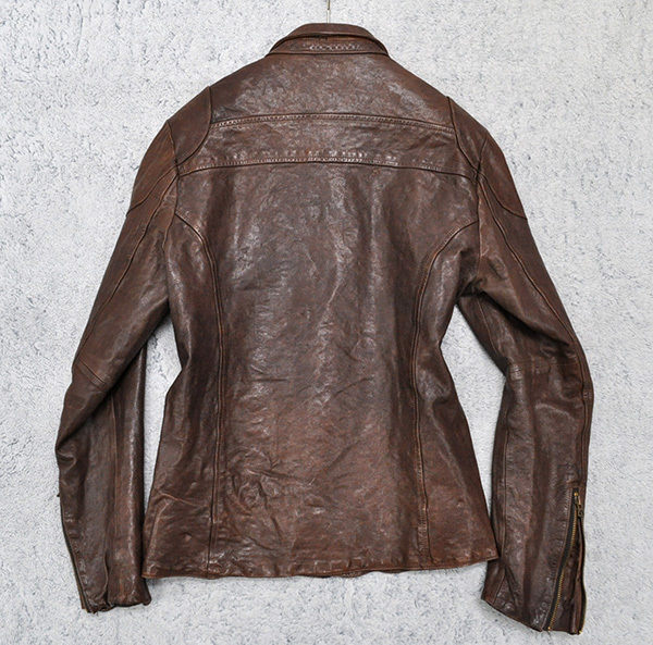 定価￥68,200 美品 ジョンブル JOHNBULL 羊革 ヴィンテージ加工 襟付き