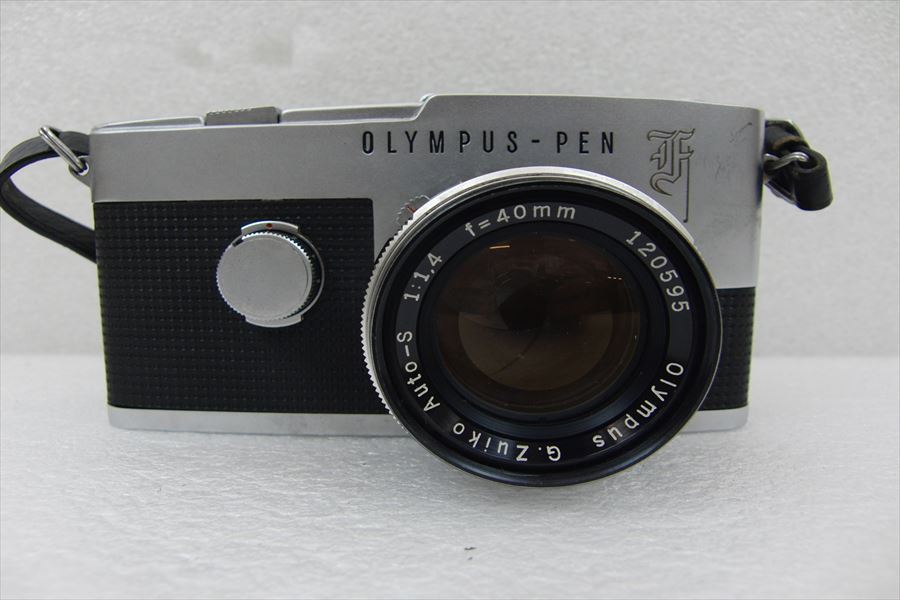▽ OLYMPUS オリンパス PEN-F カメラ G.zuiko Auto-S 1:1.4 F=40mm