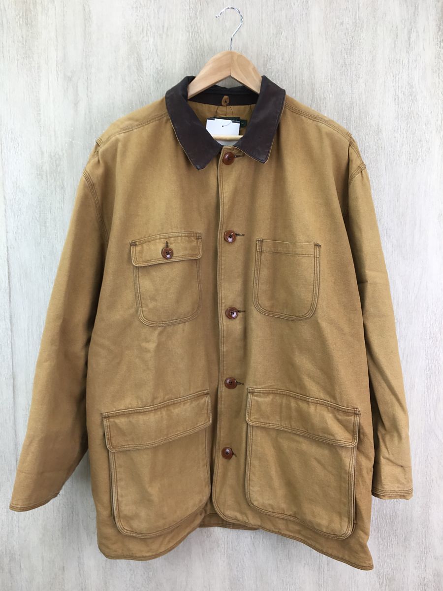 新作，HOT J.CREW 4ポケダックカバーオール/襟レザー/M/コットン/キャメル/無地(Mサイズ)｜売買されたオークション情報、yahooの商品情報をアーカイブ公開 - オークファン Mサイズ