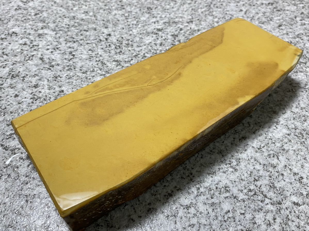 天然砥石 マルカ 正本山 京都天然砥石 古い 8.3x14x3.4cm 912g 中山