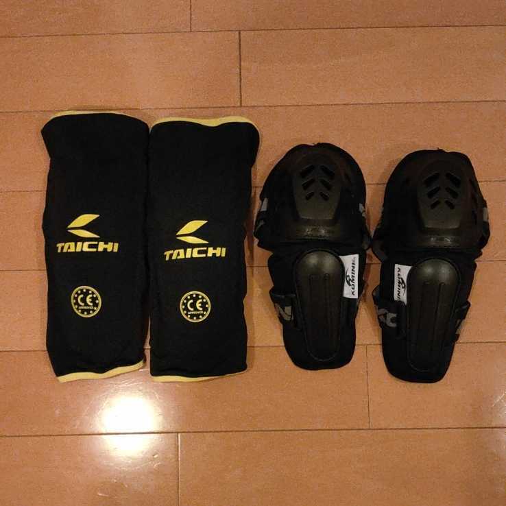 タイチ　膝　ニーガード　プロテクター　TRV045 Lサイズ　+　コミネ　肘　エルボーガード SK-610 送料無料_1