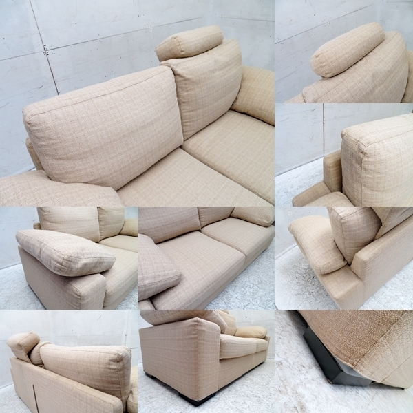 □G141□展示品□IDC大塚家具□テラソー/TERASOH□DUO/デュオ□2人掛け