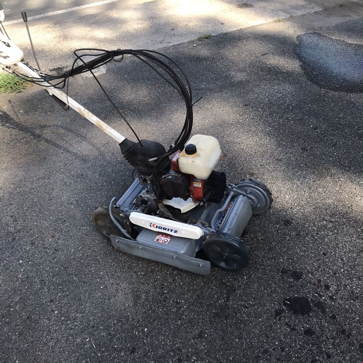共立スパイダーモア AZ850A自走式草刈機 始動確認済み 中古