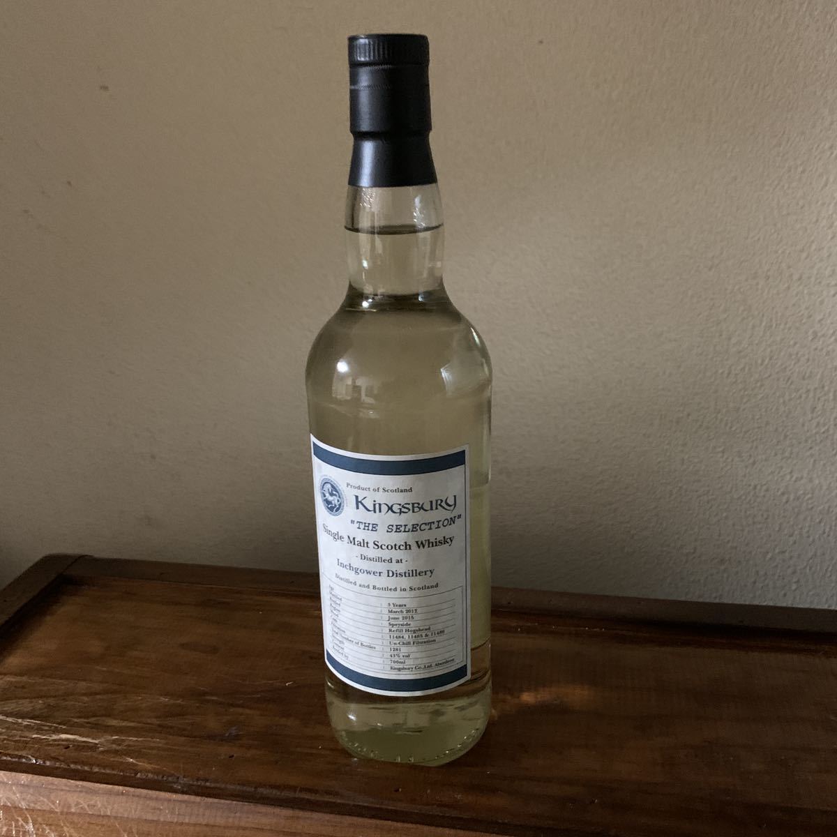  インチガワー 3年 2012 キングスバリー / 700ml 43度(スコッチ)｜売買されたオークション情報、yahooの商品情報をアーカイブ公開 - オークファン スコッチ