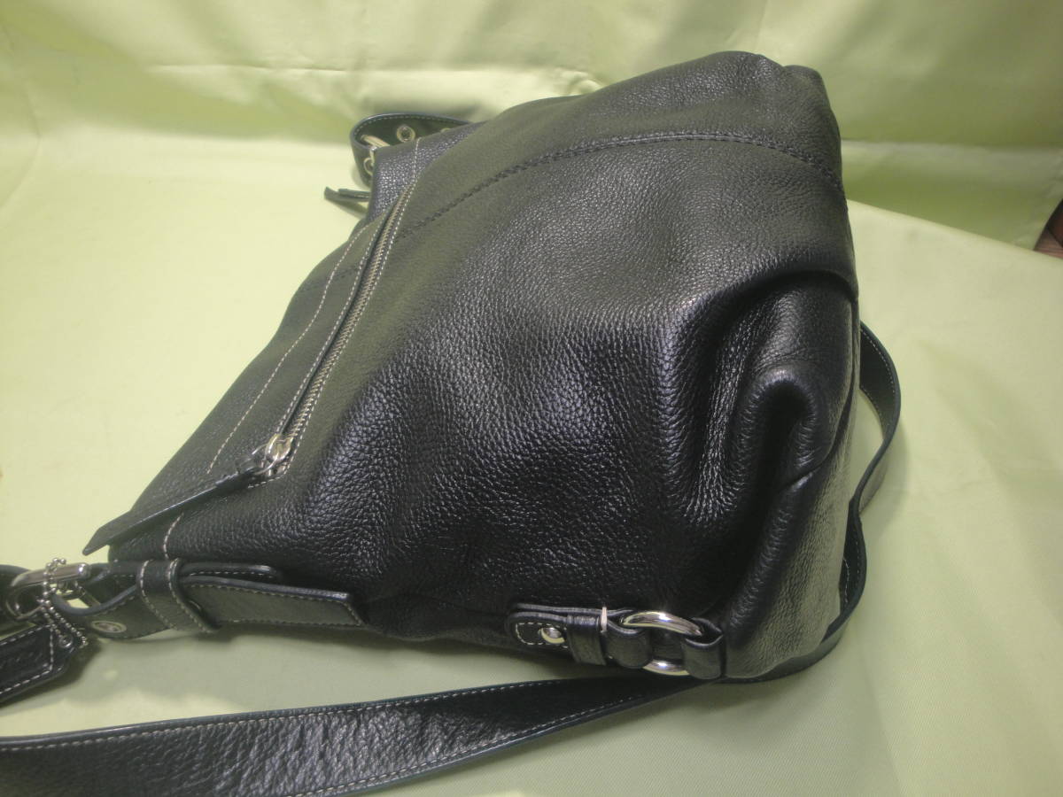 ショルダーバッグ レザー コーチ 本革 男女兼用 極美品COACH オールド 