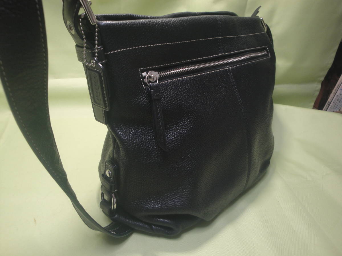 ショルダーバッグ レザー コーチ 本革 男女兼用 極美品COACH オールド 