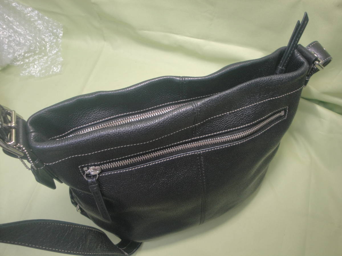 ショルダーバッグ レザー コーチ 本革 男女兼用 極美品COACH オールド 