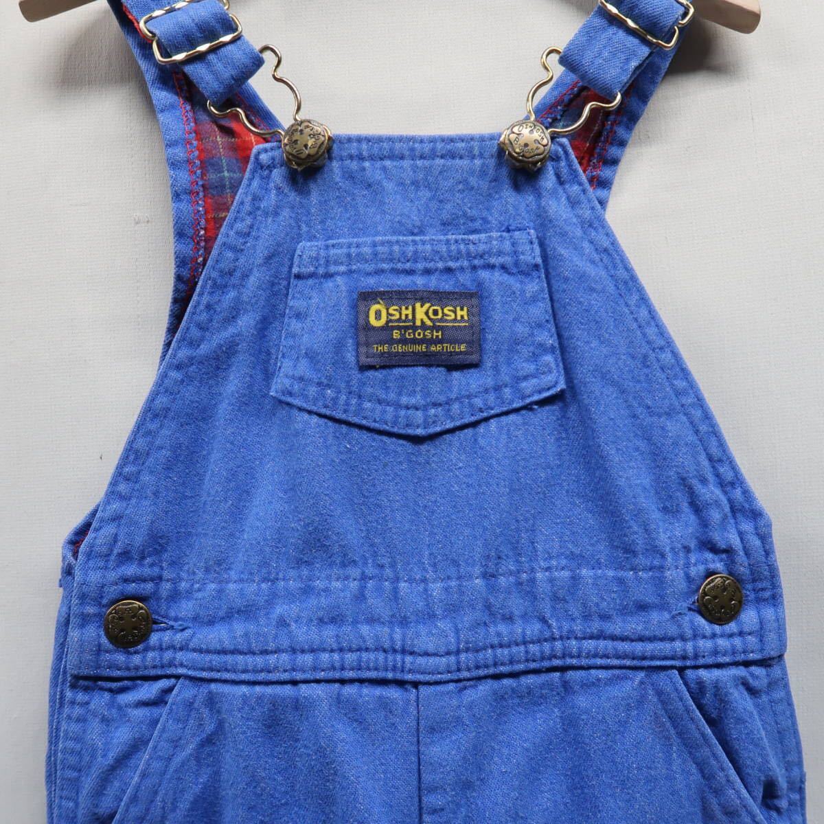 vintage oshkosh 12m レア うさぎ oshkosh オーバーオール うさぎ柄