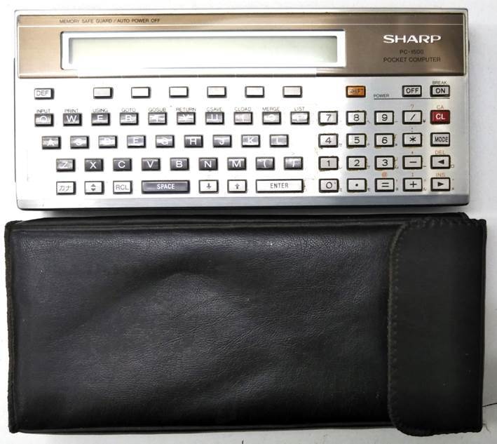 SHARP - ジャンク品 希少取扱説明書付 SHARP PC-1500 ポケット