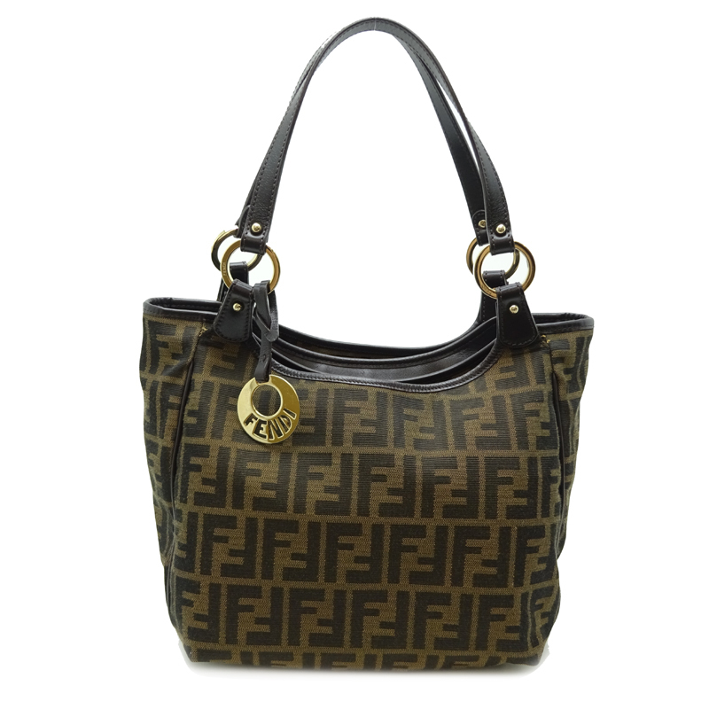 【お得，限定SALE】 飯能本店 FENDI フェンディ ズッカ ハンドバッグ 2241-8BH156 JWU-05 ショルダーバッグ キャンバス ブラウン レディース DH58750(ハンドバッグ)｜売買されたオークション情報、yahooの商品情報をアー かばん、バッグ