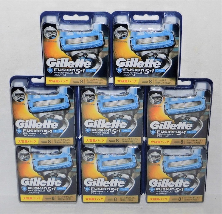 ☆Gillette ジレット フュージョン5+1 プロシールド クール 替刃 （8個