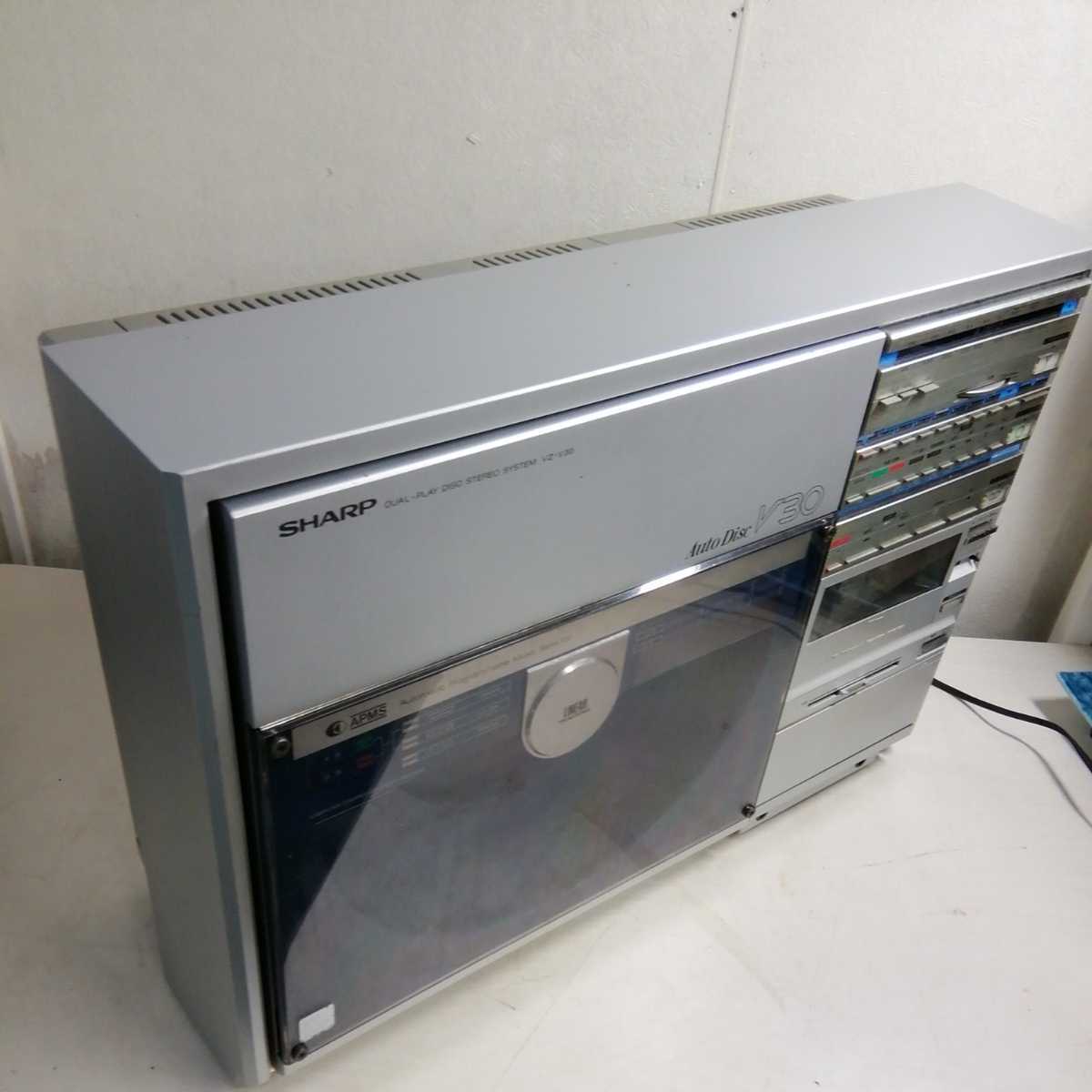 SHARP VZ-V30 シャープ デュアルプレイディスクステレオ(SP付 Auto