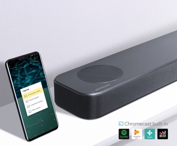 LG SL8YG サウンドバー 動作品 メリディアン社監修チュー二ング