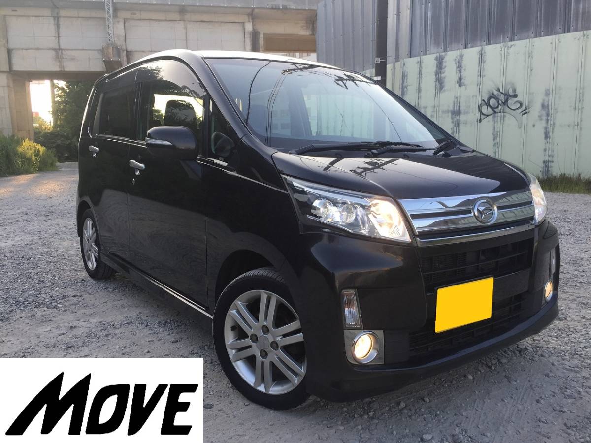 新潟発 2013年式 ダイハツ ムーブ カスタムRS LA100S ターボ車 走行7 