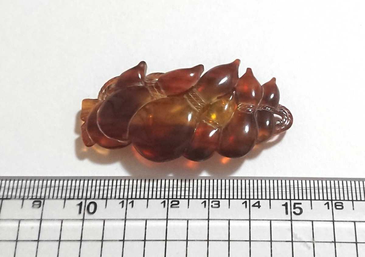 本鼈甲 べっ甲 六瓢箪 帯留め ＊ 鼈甲